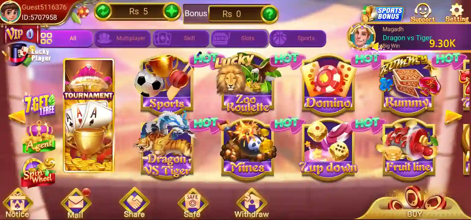 3 Patti Loot Game Interface Jackpot and Rewards