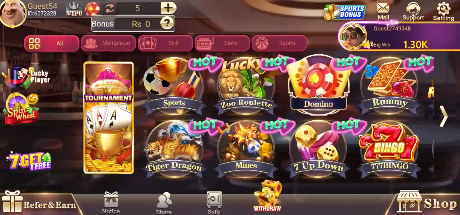 3 Patti World Game Interface Real Cash Multiplayer